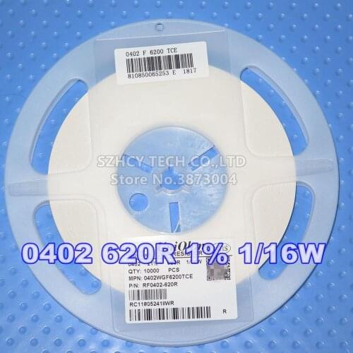 10000Pcs 0402 620R 1% 1/16W RF0402-620R New and origianl