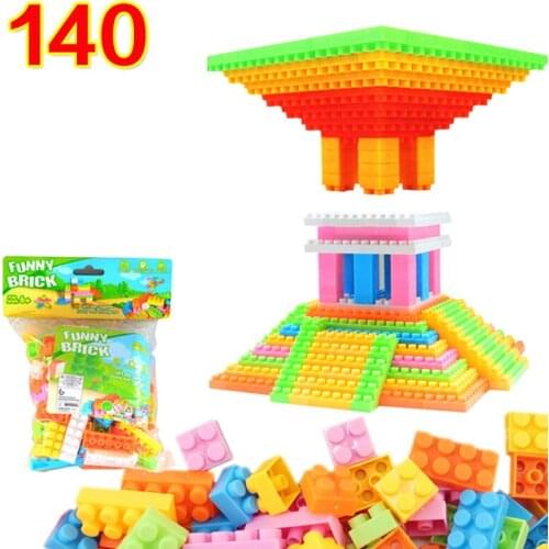 140 Pieces a Pack Children Kids Toy Educational Building Blocks Bricks Toys
