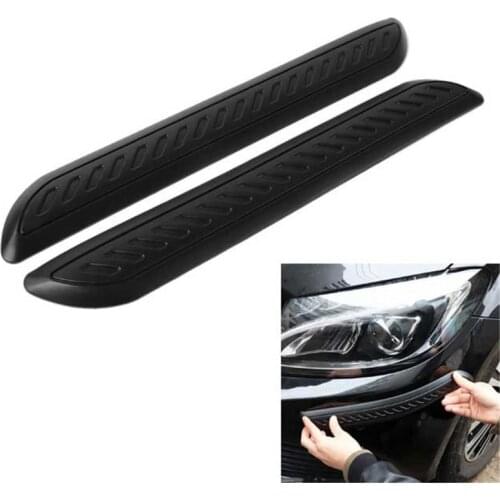 2Pcs Car Anti Collision stickers Auto Door Collision Avoidance Stick Rubber Strip Car Accessories