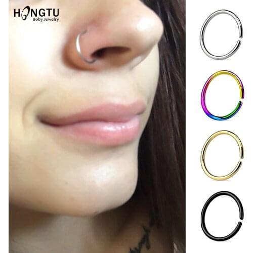 3PCS Stainless Steel Nose Ring Nose Piercing Septum Ring Cartilage Earrings Nose Stud Lip Ring Hoop Nose Rings Piercing Jewelry