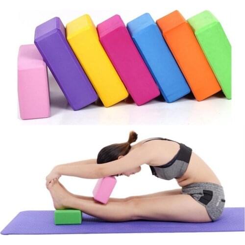 Yoga Blocks 9"x6"x4" Eco-friendly EVA Foam Brick Yoga Block Brick Fitness Brick Q for Exercise, Pilates, Workout, Fitness & Gym