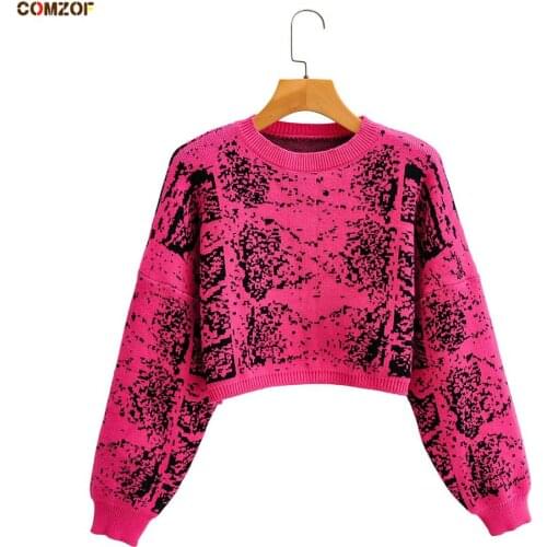 Женские вязаные пуловеры COMZOF China At AliExpress