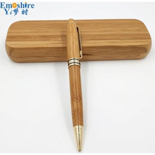 Emoshire Office School Wood Stationery for Promotional Business Gifts Roller Ball Pen Ballpoint Pens Smooth Writing P083