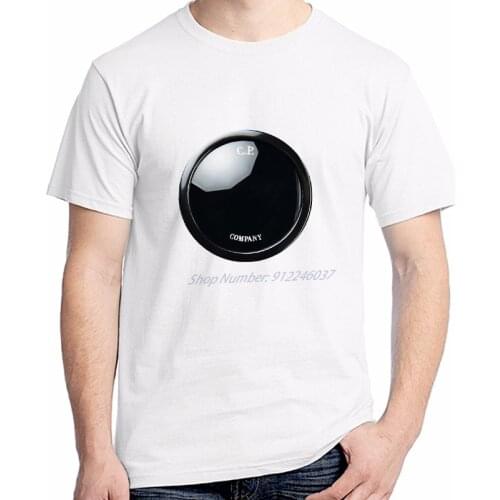 Mens T-shirt CP Compony Logo Oversized Vintage Short Sleeve Summer Tshirts Fashion Harajuku Print T Shirts Men clothing