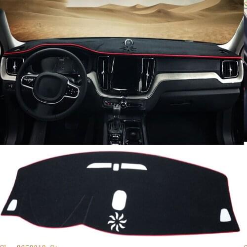 For Volvo XC60 2018-2021 Car Dashboard Mat Covers Mats Pad Auto Shade Cushion Cars Interior Protector Platform Carpet