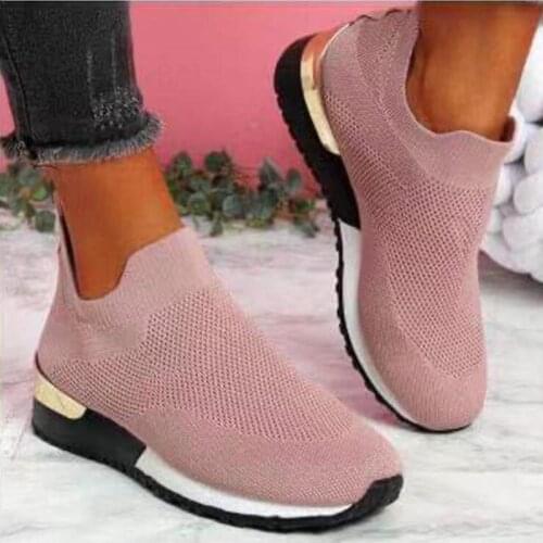 Spring Autumn Women Vulcanized Sneakers Ladies Breathable Slip-On Shoes for Female Casual Sport Platform Shoes Zapatos De Mujer