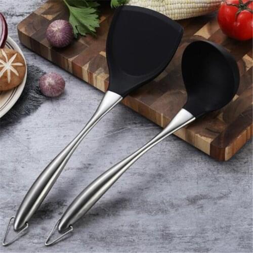 Kitchen Cooking Tools Spatula Nonstick Hollow Handle Spatula Shovel Dedicated Hollow Handle High Temperature Utensils