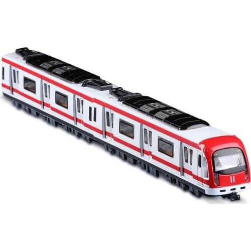 Magnetic Rail City Subway Train Train Alloy Car Model Simulation Real Voice EMU Toy Car Electric Car for Kids Model Car