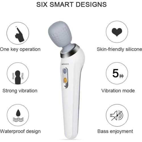 New Design Vibration Massage Stick Roll Massage Device USB Rechargeable Muscle Relaxing Massager Relieve Muscle Pain Tension