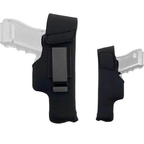 Outdoor Hunting Pistol Gun Concealment Holster Tactical Universal Gun Nylon Holster Waistband Holster Right Hand Gun Carry Case