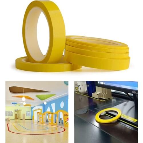 Desktop Positioning Tape 50M Marking Tape Whiteboard Color Discrimination Warning Grid Line Adhesive Tape Supply