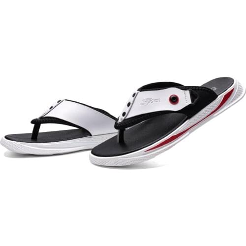 Genuine cuire heren sandals-men sandalias rubber da slide cuir zandalias sandles 2020 for uomo sandali homme en playa sandel de