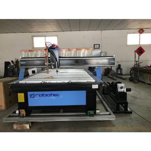Factory Direct sales 1500*3000mm plasma cnc 1530 thc torch height controller 1325 metal sheet plasma cutting machine with rotary