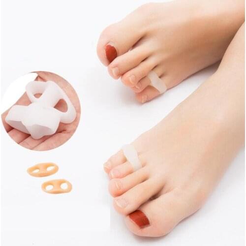 Toe Separator Thumb Foot Care Night Use Medical Of Daily Use Valgus Silica Gel Toe Bunion Toe Support MR025
