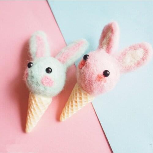 Newborn Baby Photography Felt Bunny Props bebe fotografia Accessories Baby Girl Boy Photo Shoot Handmade Rabbit for Newborn Prop