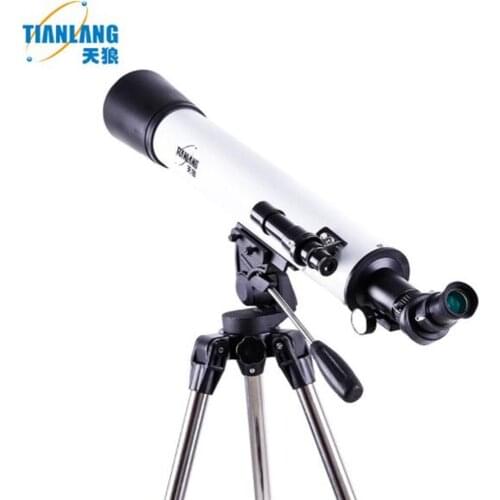 Tianlang Kaiguan 80AZ-QG80800 Stainless Steel Tripod Refractive Broadband Coated Astronomical Telescope
