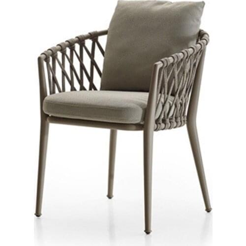 Outdoor Leisure Rattan Chair Table and Combination Indoor Balcony Courtyard Fashion Model Room