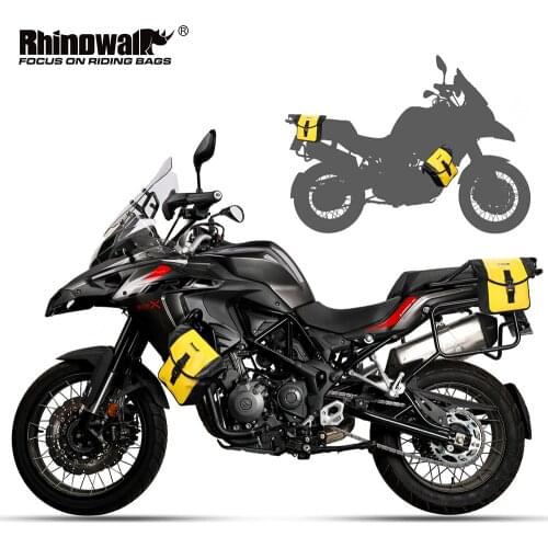 Rhinowalk Motorcycle Bag Waterproof Moto Storage Bag Bumper Repair Tool Placement Bag Bike Handlebar Moto Back Seat Bag