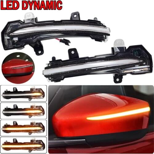 Flowing Mirror Indicator Blinker Dynamic LED Turn Signal Light Fit for Nissan Note E12 2017-2019 update e-power