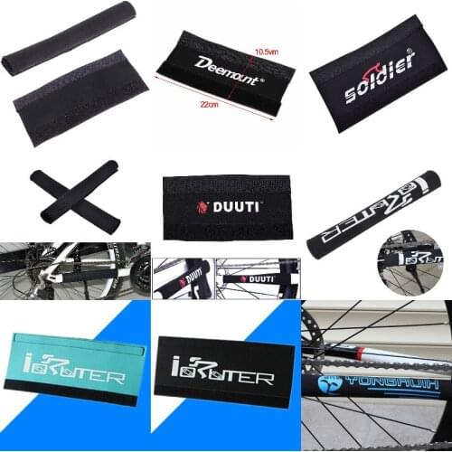 1pc/2pcs Black Bicycle Chain Protector Cycling Frame Chain Stay Posted Protector MTB Bike Chain Care Guard Cover