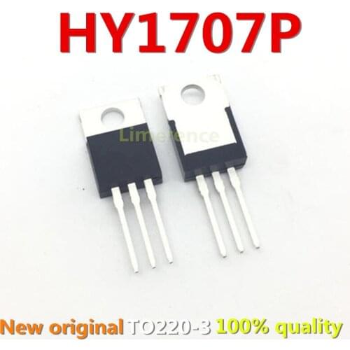 100% nuevo 50 unids/lote original MOSFET HY1707P 80A75V HY1707 TO-220 Transistor