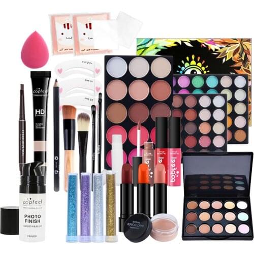 30Pcs All in One Makeup Kit Makeup Gift Set Cosmetic Starter Kit Suitable For Party Makeup Casual Makeup And Wedding Makeup
