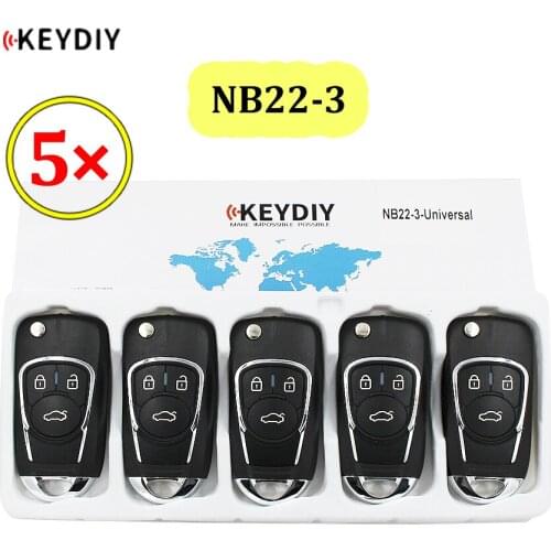 5pcs/lot KEYDIY 3 Button Multi-functional Remote Control NB22-3 NB22 NB Series for KD900 URG200 KD-X2 all functions in one