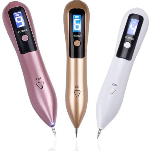 9 Level LCD Face Skin Dark Spot Remover Mole Tattoo Removal Laser Plasma Pen Machine Facial Freckle Tag Wart Removal Beauty Care