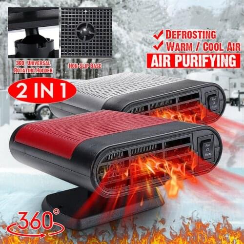 General Winter Car Heater 12v Car Window Fan Heater Fog Portable Car Heater Car Interior Accessories