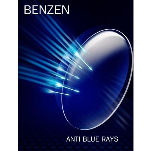 BENZEN Anti Blue Light Blocking Lenses 1.56 1.61 1.67 1.74 Prescription CR-39 Resin Aspheric Glasses Optical Myopia Lens