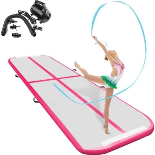 Free Shipping 5m Inflatable Cheap Gymnastics Mattress Gym Tumble Airtrack Floor Tumbling Air Track For Sale