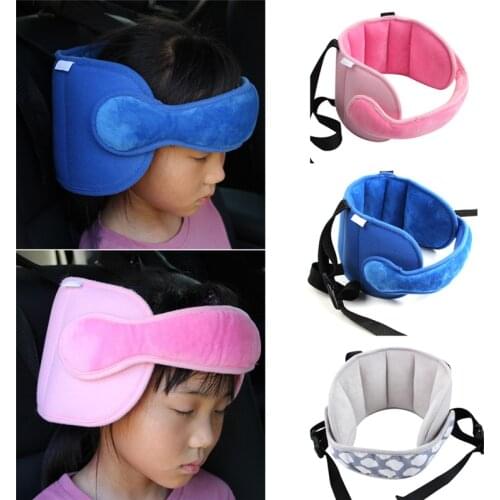 Safety Car Soft Thick Safe Adjustable Release Buckle Seat Sleep Nap Aid Child Kid Baby Head Support Holder Protector Belt#291993