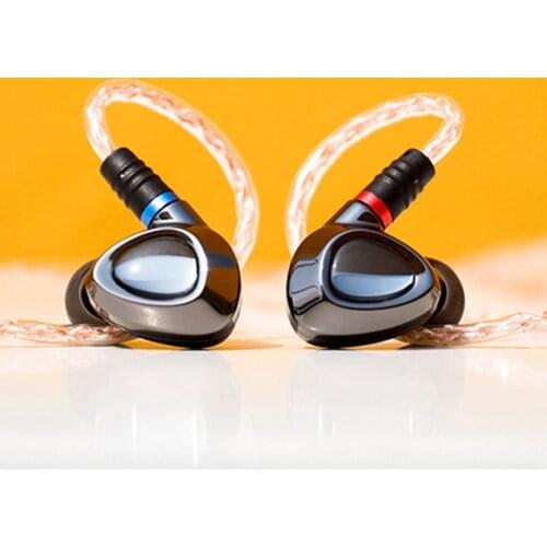 SHANLING ME500 Triple driver Hybrid In-ear Earphones 2BA+1DD Knowles Driver Line Type HiFi Music Earphones with Detachable Cable