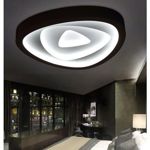 Art iron art acrylic LED ceiling lamp Living room bedroom study restaurant lights Office business lighting Ceiling light