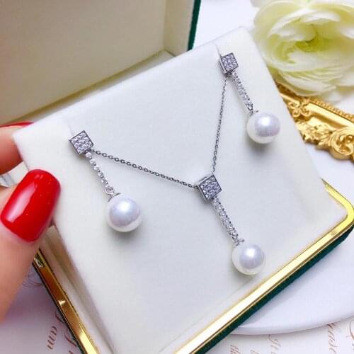 925 Sterling Silver Gorgeous Pendant Earrings Set Mountings Findings Beautiful Jewelry Set Parts Fittings Womens Accessories