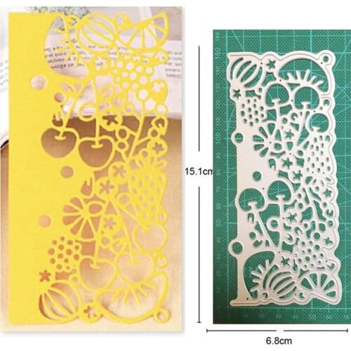 Metal cutting dies cut die mold fruit frame decoration Scrapbooking dies paper craft knife mould blade punch stencils dies 2021