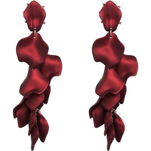 Fashion Elegant Long Drop Earrings for Women Vintage Geometric Dangle Hanging Earrings Wedding Party Trendy Jewelry Girl Gifts