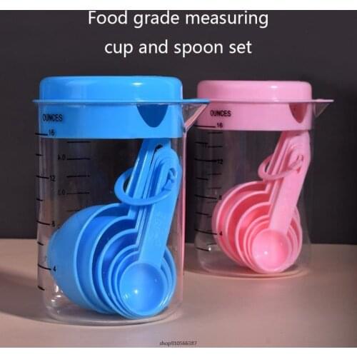 Accurate Calibration Measuring Cups and Spoons Set Easy to Clean Gift for Home Saving Space and Reducing Clutter Durable au6 21