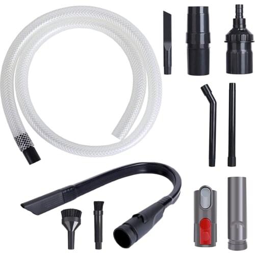 Cleaning Tool Heads Soft Crevice Tool Set For Dyson V7 V8 V10 V11 Vacuum Cleaner Parts Replacement Flat Suction Tube Adapter
