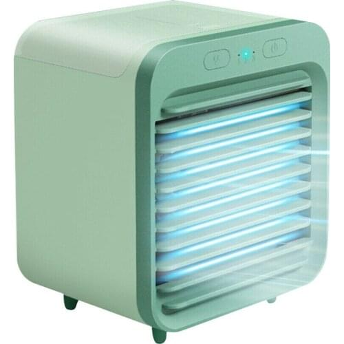 Desktop Rechargeable Water-cooled Air Conditioner Portable USB Air Cooler Fan for Summer Home Outdoors