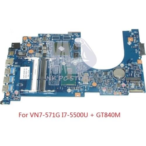 NOKOTION NBMQK11008 NB.MQK11.008 For Acer aspire V Nitro VN7-571G Laptop motherboard I7-5500U CPU GT840M DDR3L