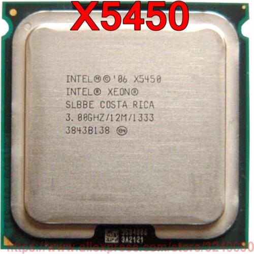 Original Intel CPU Xeon X5450 Processor 3.00GHz/12M/1333MHz 120W Quad-Core Socket 771 free shipping speedy ship out