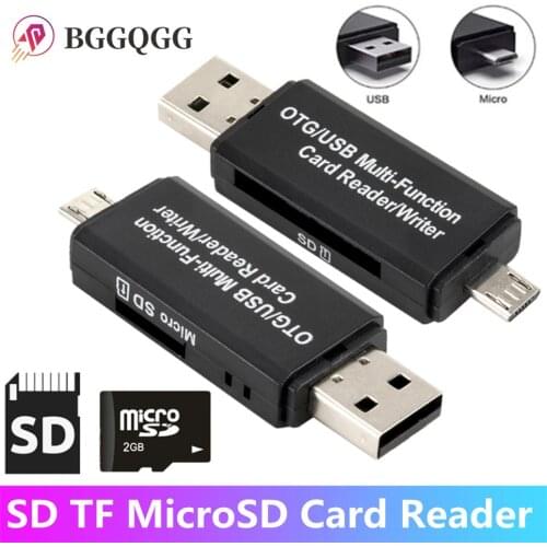 OTG Micro SD Card Reader USB 2.0 Card Reader 2.0 For USB Micro SD Adapter Flash Drive Smart Memory Reader Card