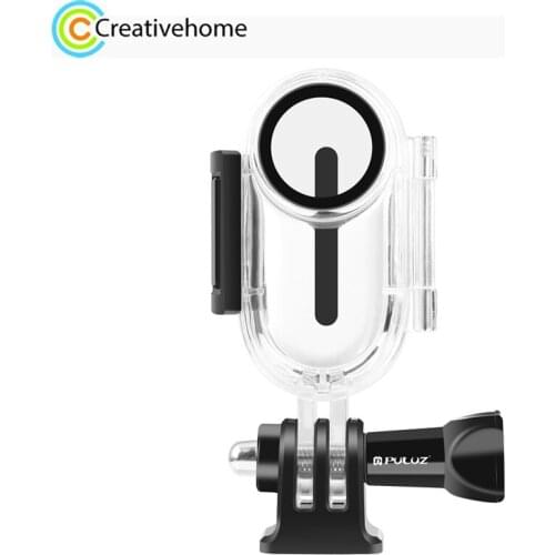 PULUZ 30m Underwater Waterproof Housing Protective Case For Insta360 GO 2, with Base Adapter & Screw