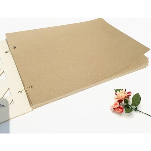 Mr&Mrs Wedding Guest Book Personalized Rustic Wooden Signature Guestbook DIY Photo Memory Book Album Anniversary Gift