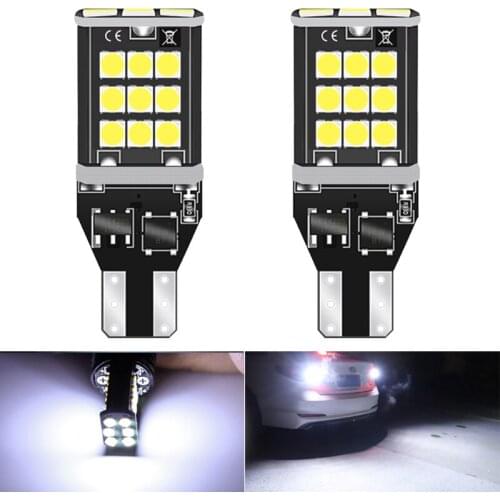 2pcs W16W T15 921 912 LED Canbus Bulbs For Ford Focus 2 3 Fusion Flex Fiesta Escape C-Max Edge F-150 Car Backup Reverse Lights