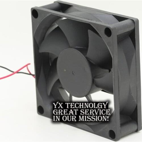 SZYTF New MGA8012HB-O25 8025 80mm 12V 0.24A 2-wire double ball bearing chassis power supply cooling fan 80*80*25mm