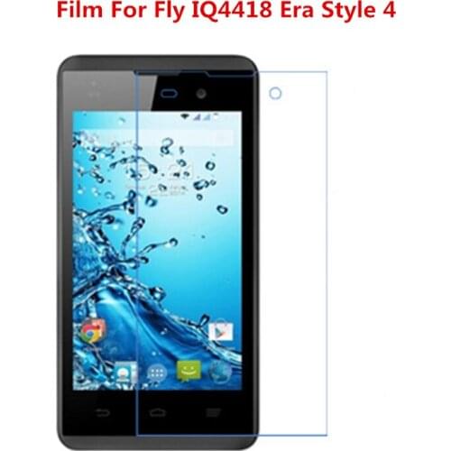 1/2/5/10 Pcs Ultra Thin Clear HD LCD Screen Protector Film With Cleaning Cloth Film For Fly IQ4418 Era Style 4