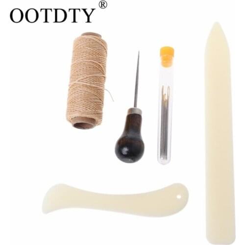 11 Pieces Bookbinding Kit Starter Tools Set Bone Folder Paper Crafts Sewing