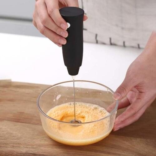 2021 Electric Mini Handle Milk Frother Foamer Whisk Mixer Stirrer Egg Beater Kitchen Egg Tools Convenient and Durable Gadgets